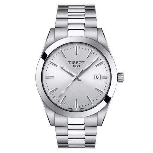 Tissot Gentleman Quartz Stainless Steel / Silver / Bracelet